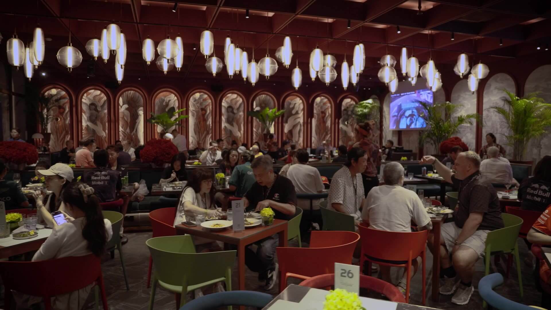 Driver's Right Lounge — Outdoor hospitality at the Singapore Grand Prix
